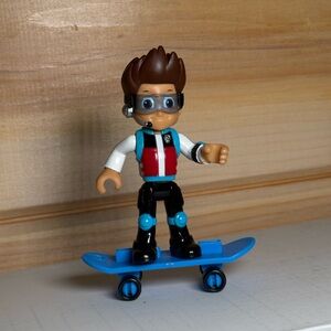 Paw patrol Ryder on skateboard.  Rare.